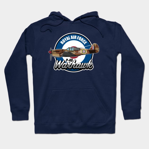 P-40 Warhawk Hoodie by Firemission45